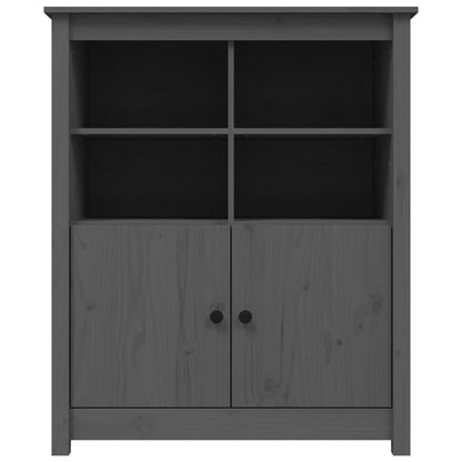 Sideboard Grey 83x41.5x100 cm Solid Wood Pine