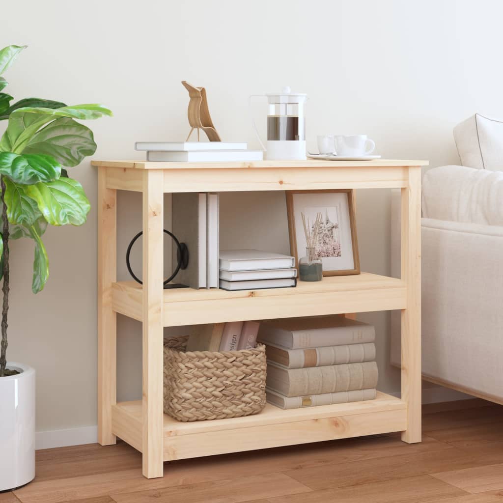 Console Table 80x40x74 cm Solid Wood Pine