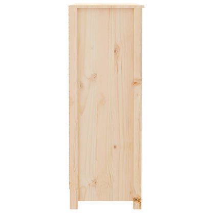 Book Cabinet 80x35x97 cm Solid Wood Pine