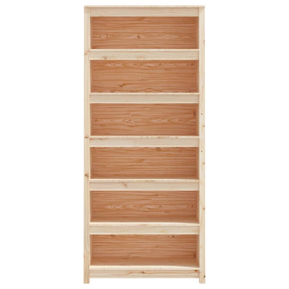 Book Cabinet 80x35x183 cm Solid Wood Pine