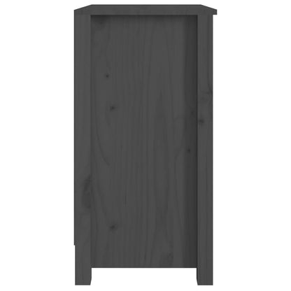 Book Cabinet Grey 50x35x68 cm Solid Wood Pine