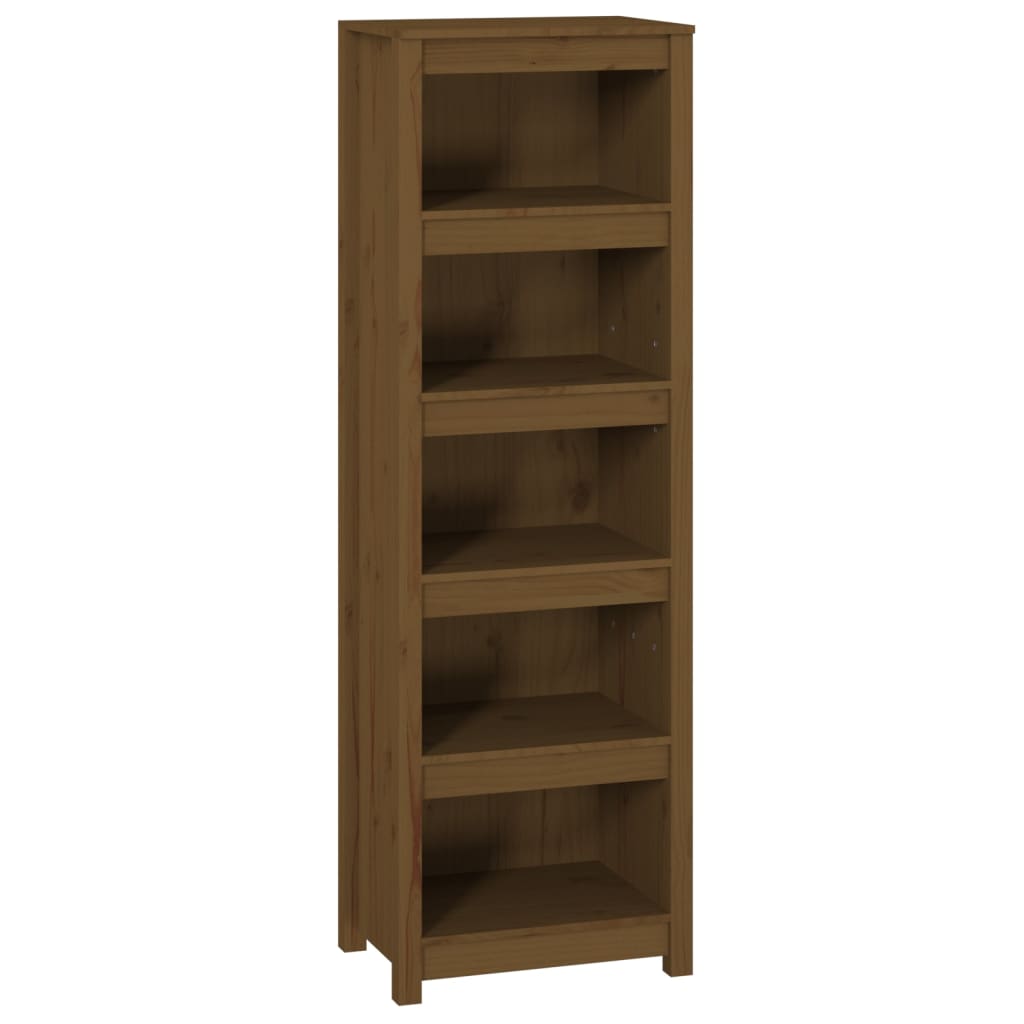 Book Cabinet Honey Brown 50x35x154 cm Solid Wood Pine