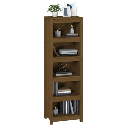 Book Cabinet Honey Brown 50x35x154 cm Solid Wood Pine