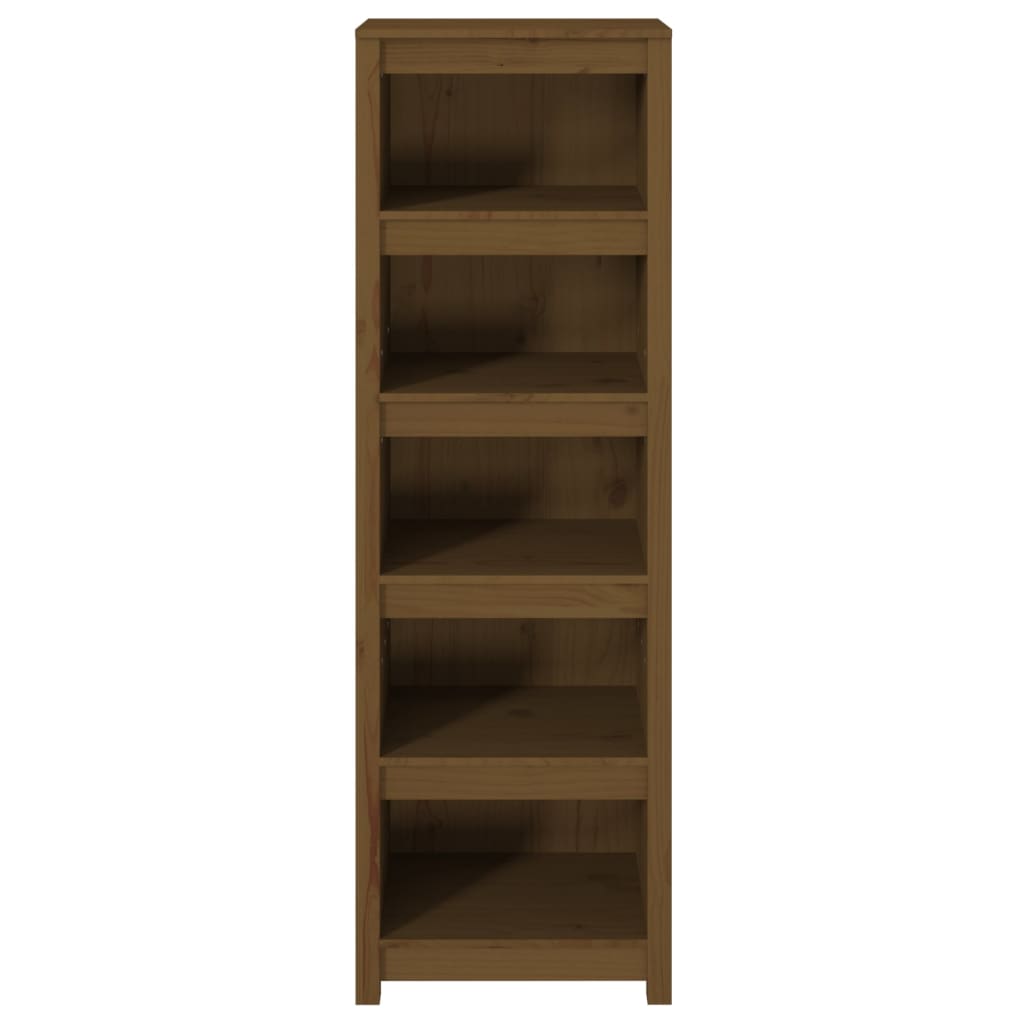 Book Cabinet Honey Brown 50x35x154 cm Solid Wood Pine