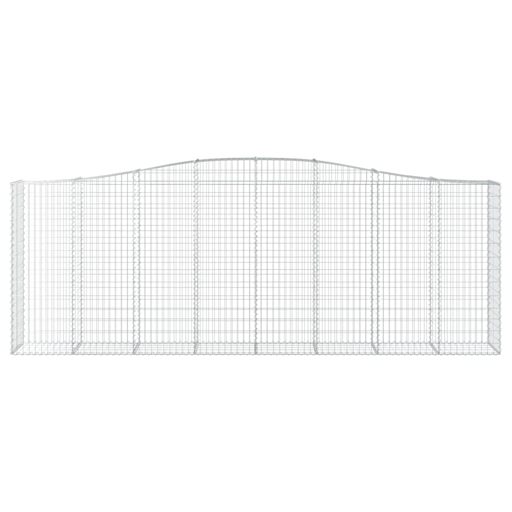 Arched Gabion Baskets 20 pcs 400x50x140/160 cm Galvanised Iron