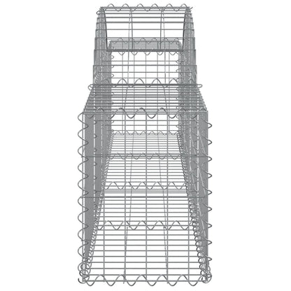 Arched Gabion Baskets 20 pcs 200x30x40/60 cm Galvanised Iron