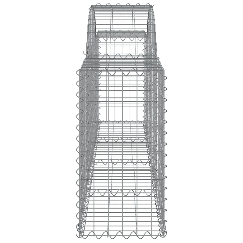 Arched Gabion Baskets 20 pcs 200x30x60/80 cm Galvanised Iron