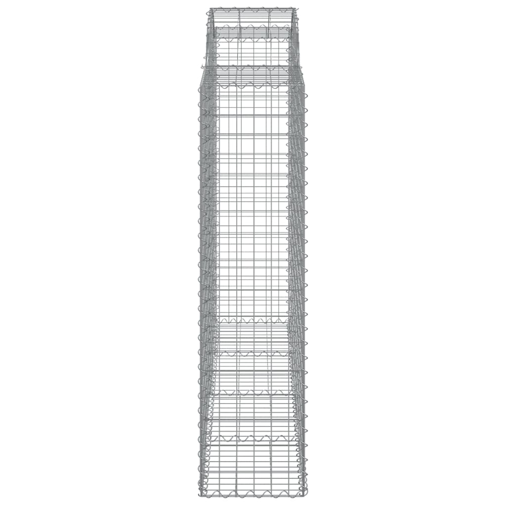 Arched Gabion Baskets 20 pcs 200x50x160/180 cm Galvanised Iron