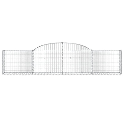 Arched Gabion Baskets 20 pcs 300x30x60/80 cm Galvanised Iron