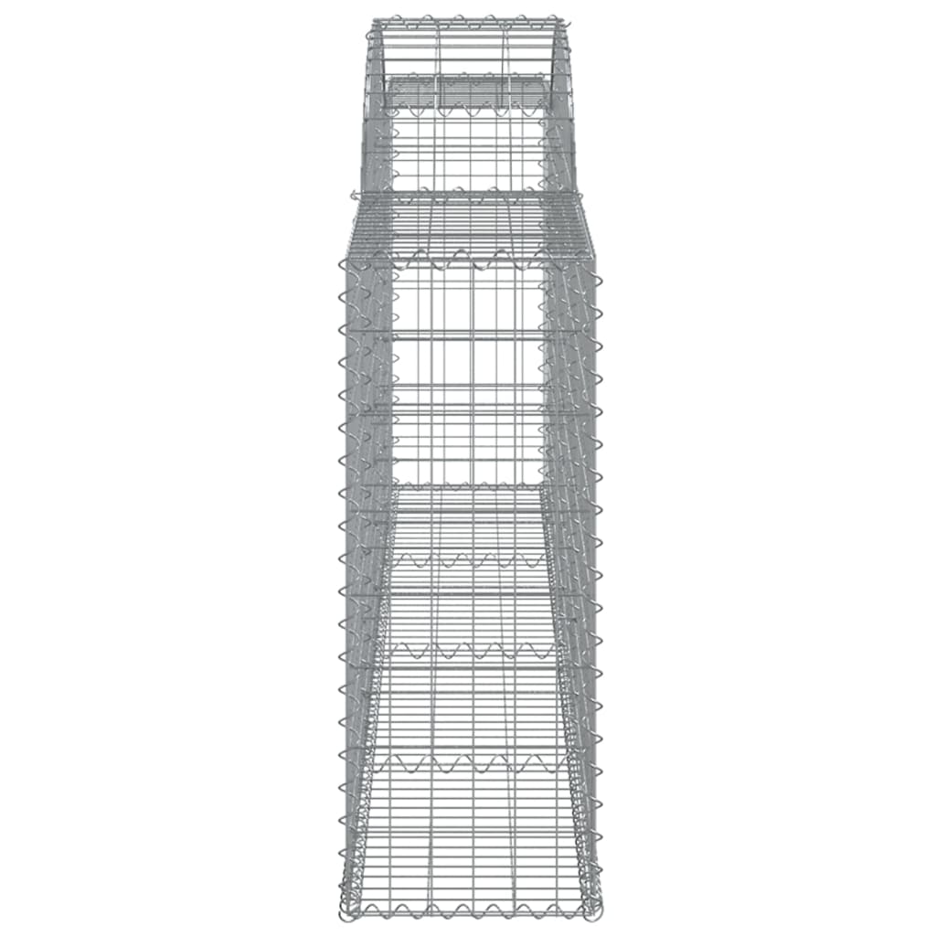 Arched Gabion Baskets 12 pcs 300x30x80/100 cm Galvanised Iron