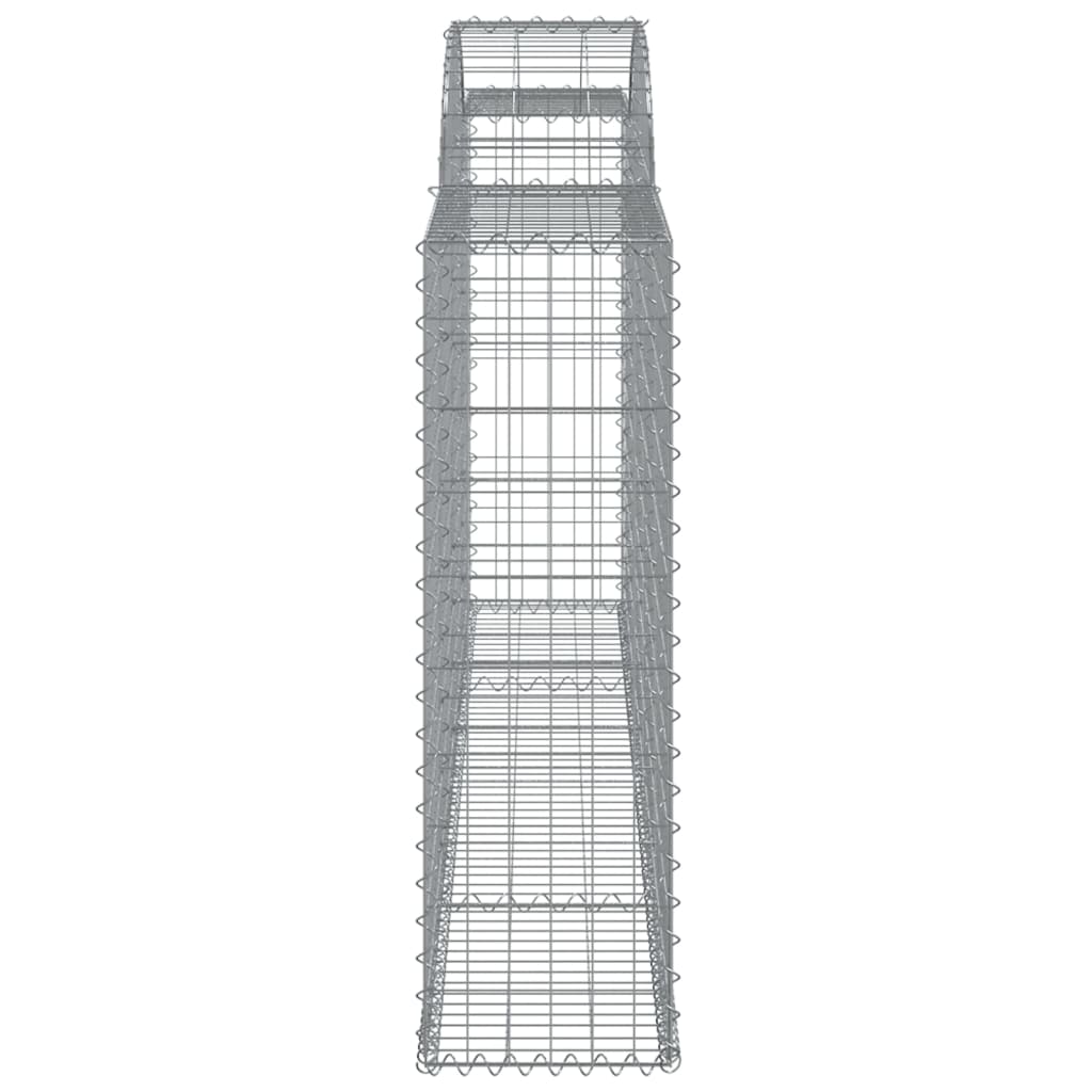 Arched Gabion Baskets 13 pcs 300x30x100/120 cm Galvanised Iron