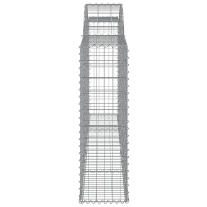 Arched Gabion Baskets 20 pcs 300x30x100/120 cm Galvanised Iron