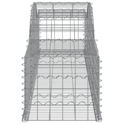 Arched Gabion Baskets 30 pcs 300x50x40/60 cm Galvanised Iron