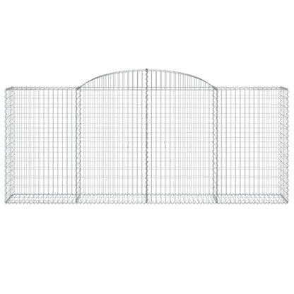 Arched Gabion Baskets 3 pcs 300x50x120/140 cm Galvanised Iron