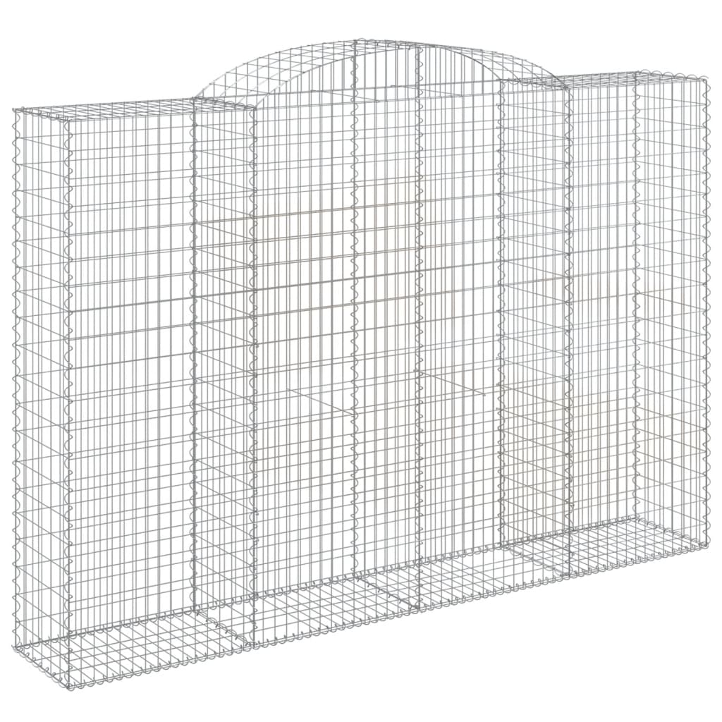 Arched Gabion Baskets 5 pcs 300x50x200/220 cm Galvanised Iron