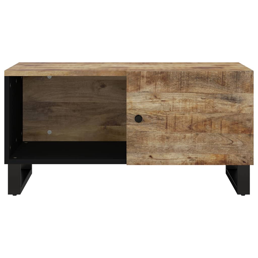 Coffee Table 80x50x40 cm Solid Wood Mango&Engineered Wood