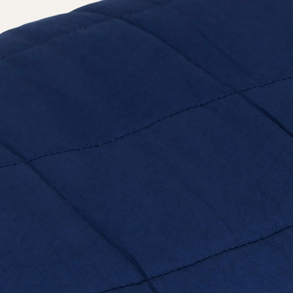 Weighted Blanket Blue 200x200 cm 13 kg Fabric