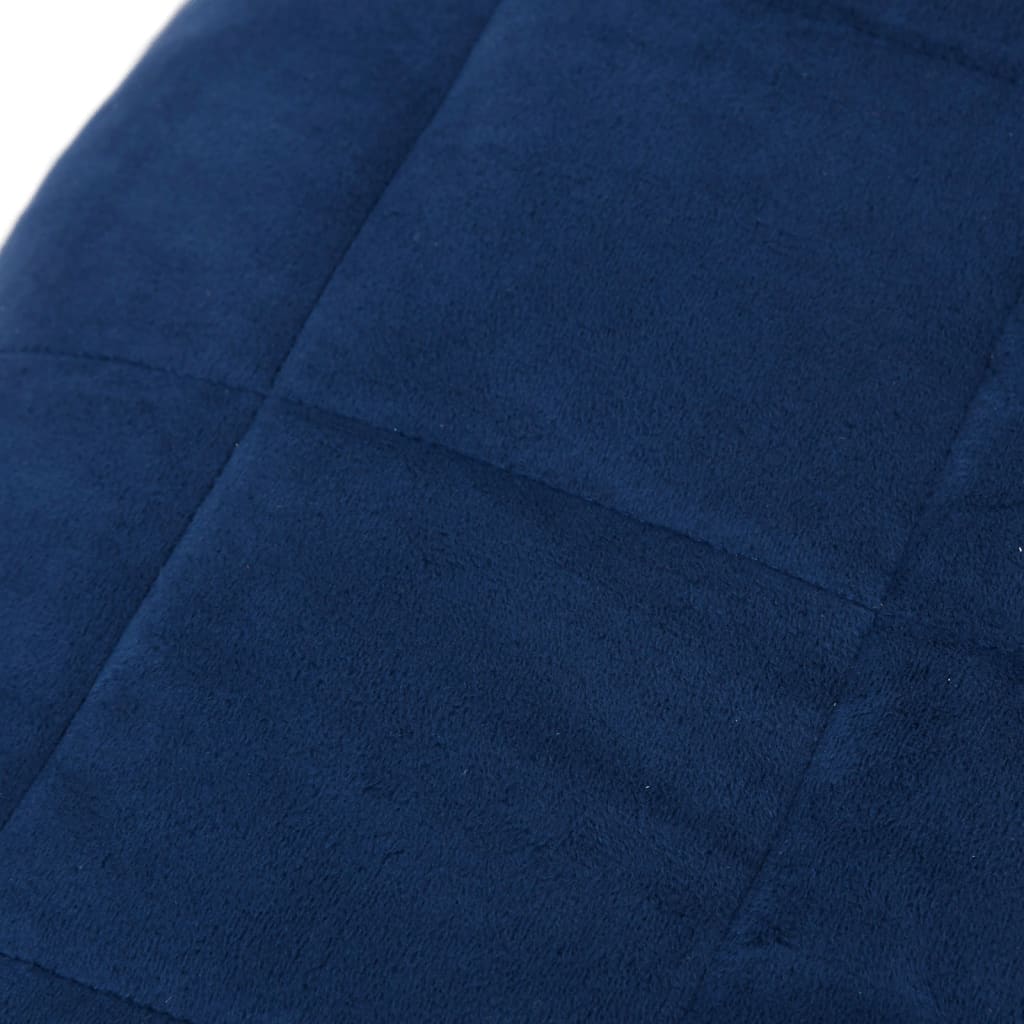 Weighted Blanket Blue 200x200 cm 9 kg Fabric