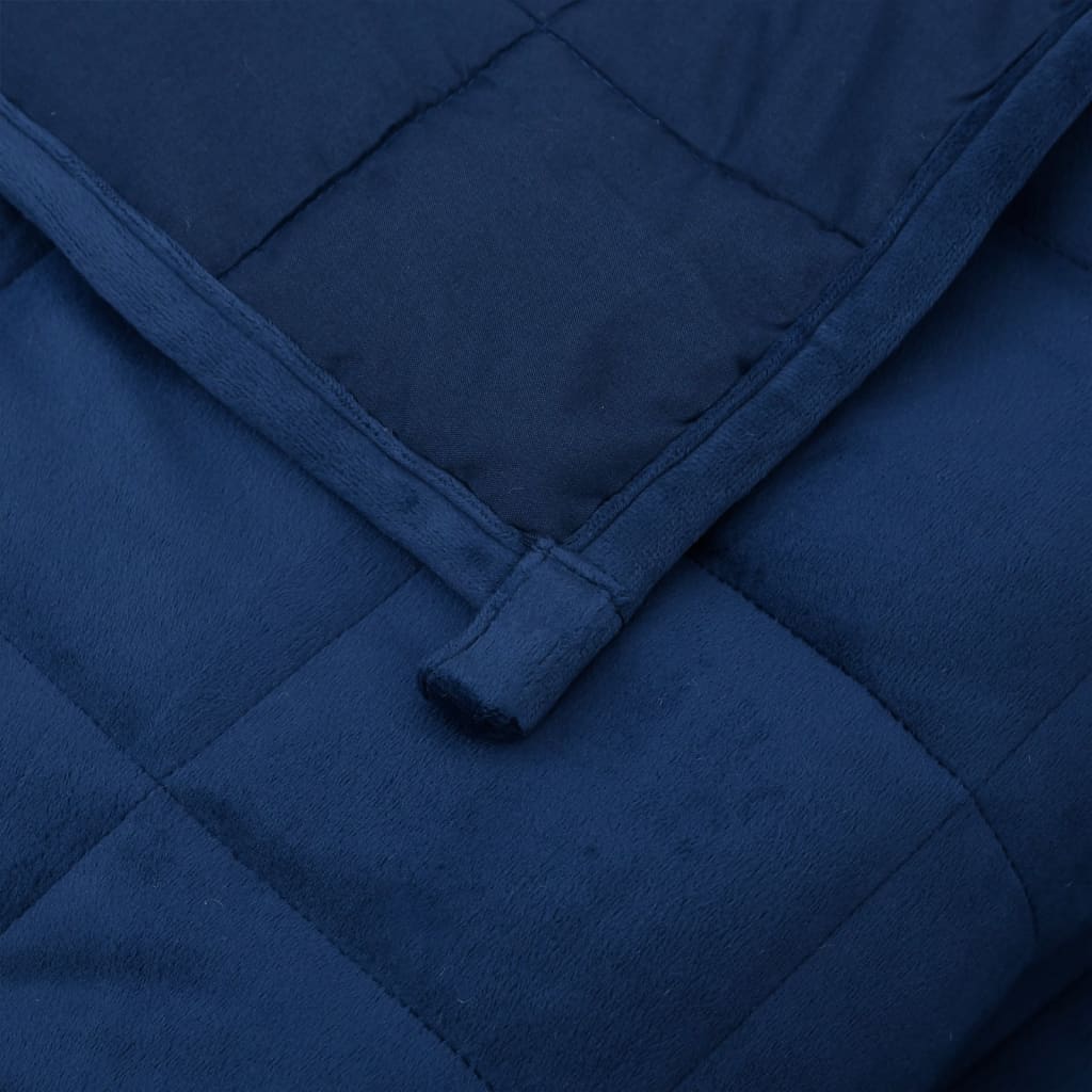 Weighted Blanket Blue 200x200 cm 9 kg Fabric