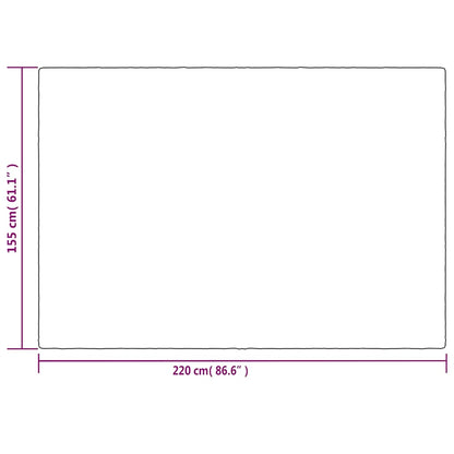 Weighted Blanket with Cover Grey 155x220 cm 11 kg Fabric