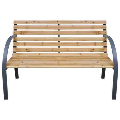 Garden Bench 112 cm Solid Wood Fir