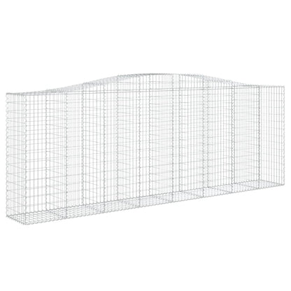 Arched Gabion Basket 400x50x140/160 cm Galvanised Iron