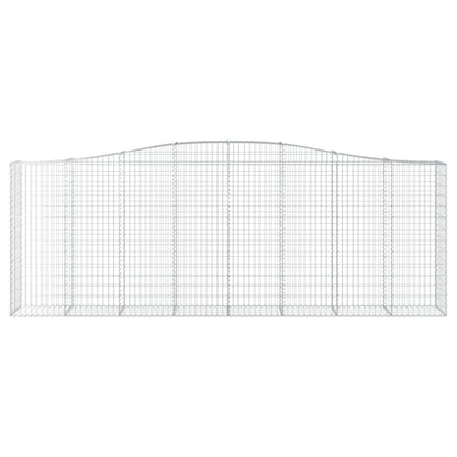 Arched Gabion Basket 400x50x140/160 cm Galvanised Iron