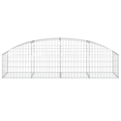 Arched Gabion Basket 200x50x40/60 cm Galvanised Iron