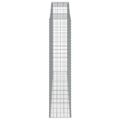 Arched Gabion Basket 300x50x220/240 cm Galvanised Iron