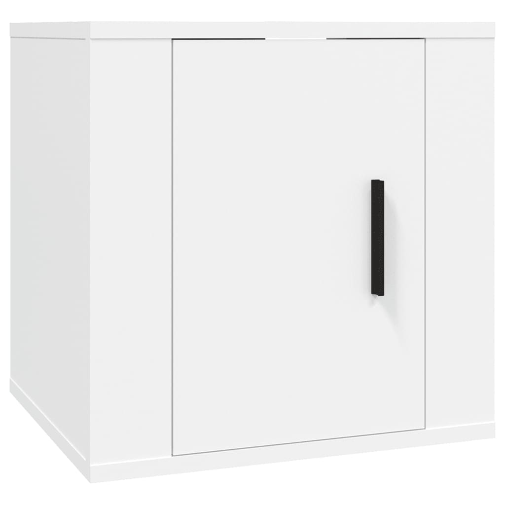 Wall Mounted TV Cabinets 2 pcs White 40x34.5x40 cm