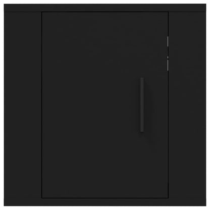 Wall Mounted TV Cabinets 2 pcs Black 40x34.5x40 cm