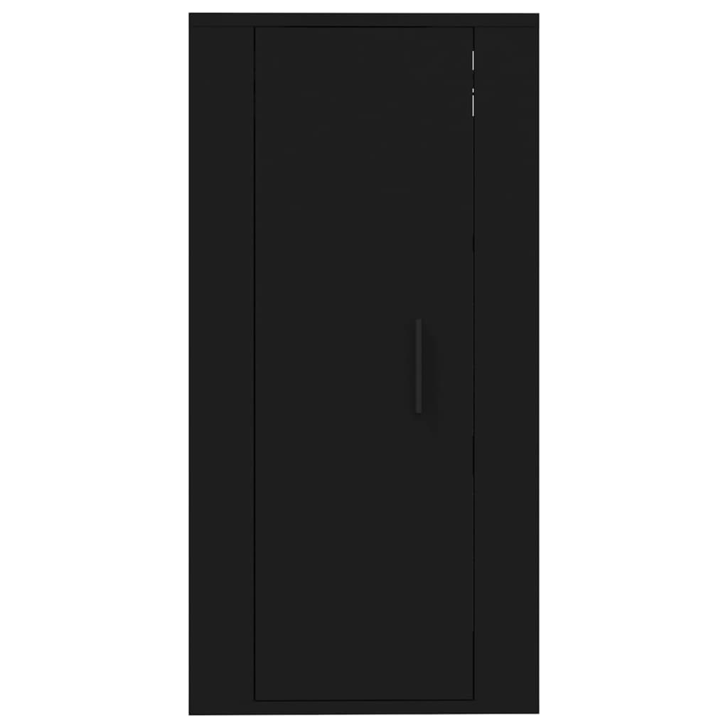 Wall Mounted TV Cabinet Black 40x34,5x80 cm