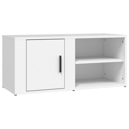 TV Cabinets 2 pcs White 80x31.5x36 cm Engineered Wood
