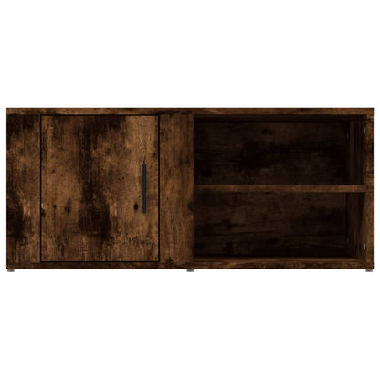 TV Cabinets 2 pcs Smoked Oak 80x31.5x36 cm Engineered Wood