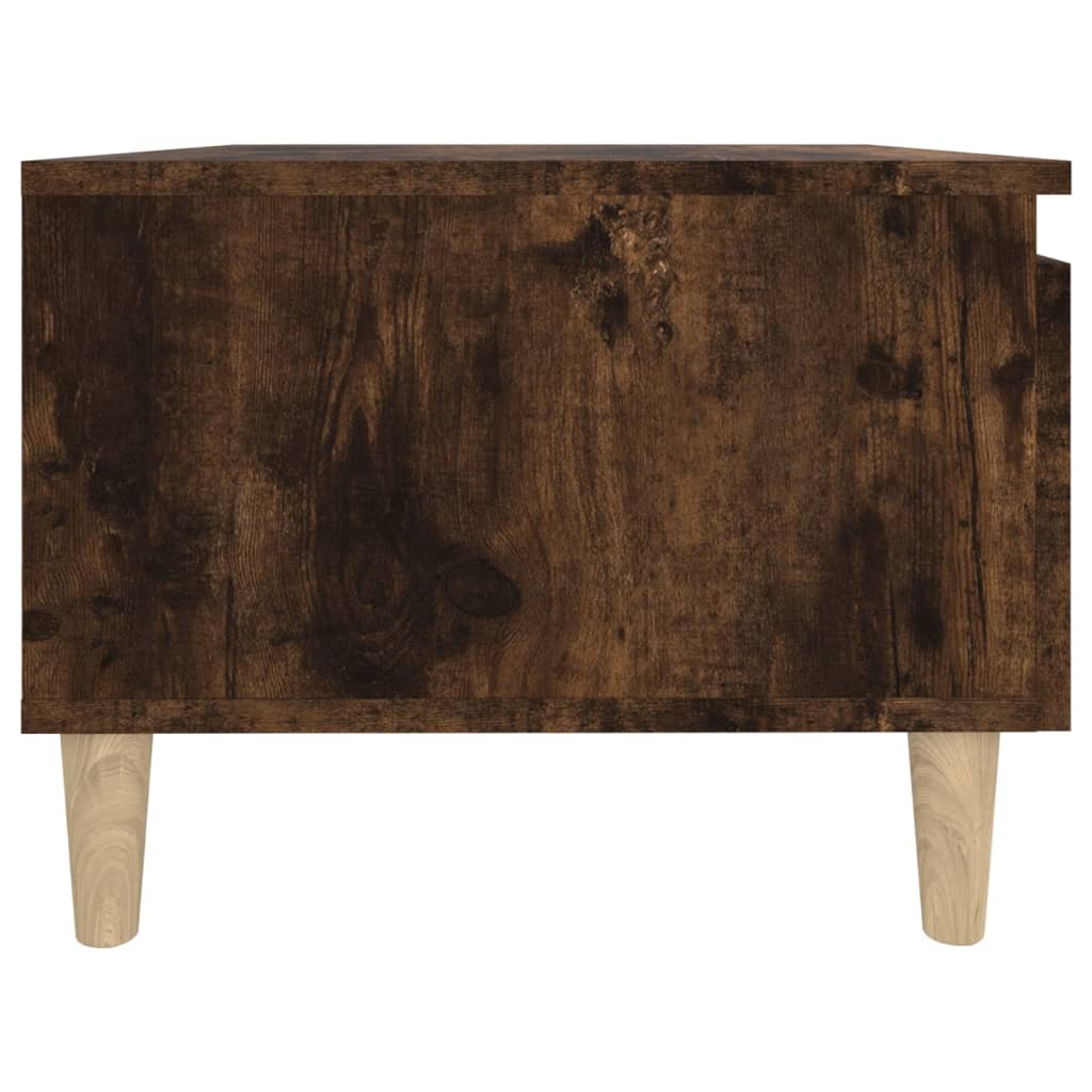 Side Table Smoked Oak 50x46x35 cm Engineered Wood