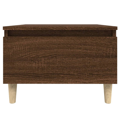 Side Tables 2 pcs Brown Oak 50x46x35 cm Engineered Wood