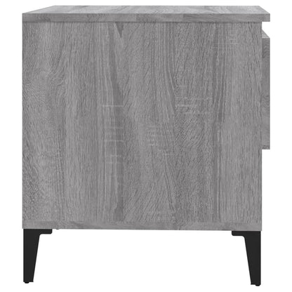 Side Tables 2 pcs Grey Sonoma 50x46x50 cm Engineered Wood