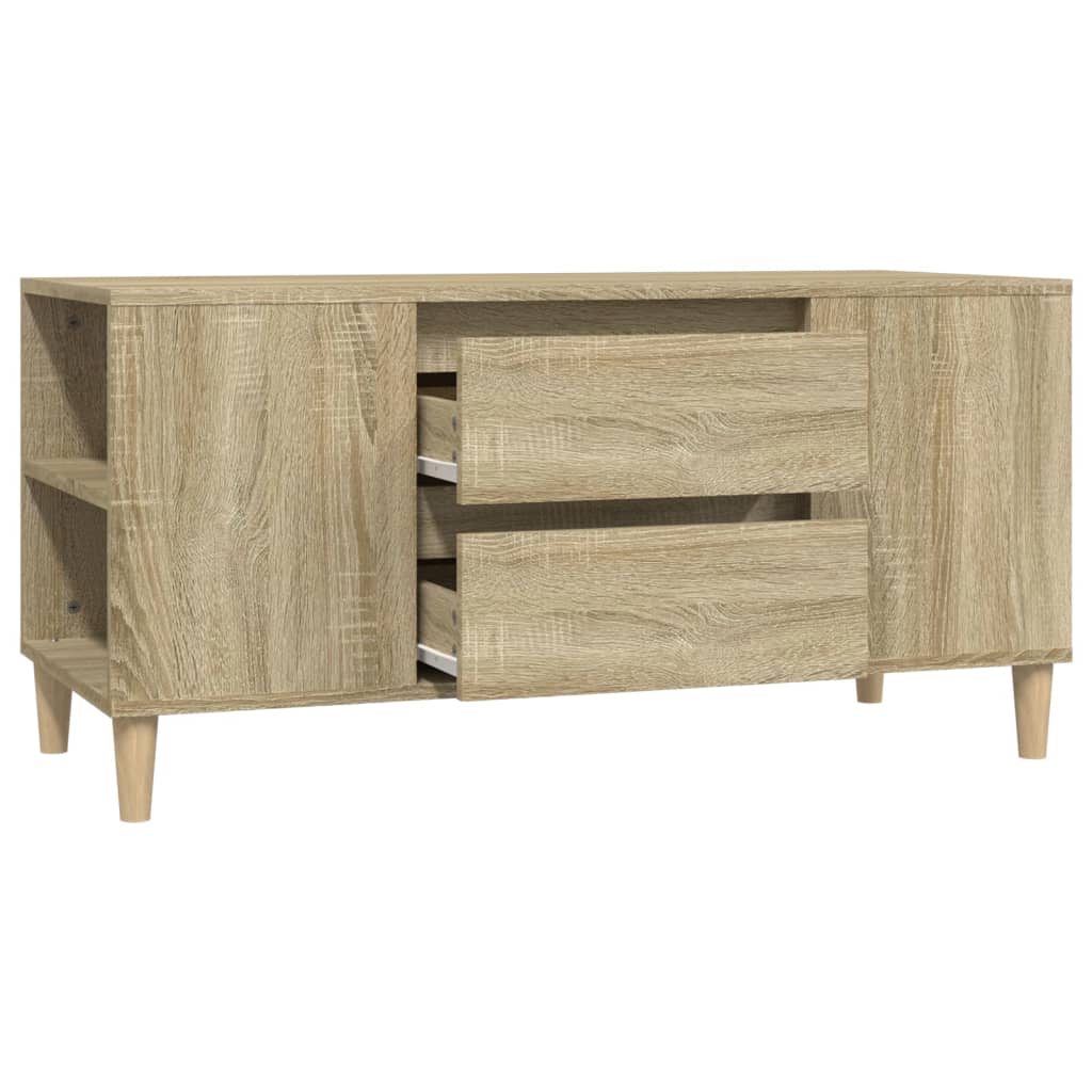 TV Cabinet Sonoma Oak 102x44.5x50 cm Engineered Wood