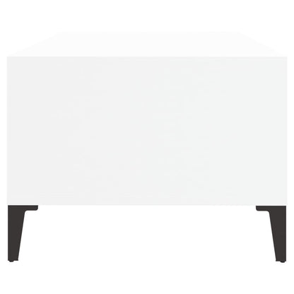 Coffee Table White 90x50x36.5 cm Engineered Wood