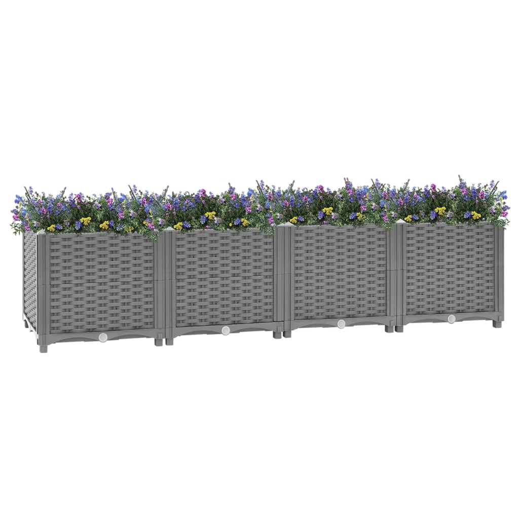 Raised Bed 160x40x38 cm Polypropylene