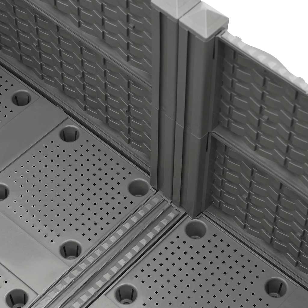 Raised Bed 80x80x38 cm Polypropylene