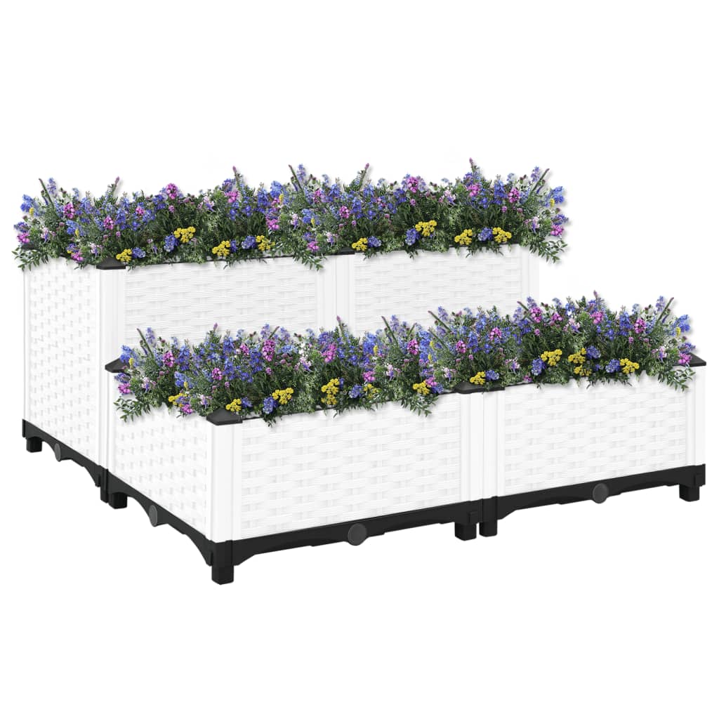 Raised Bed 80x80x38 cm Polypropylene