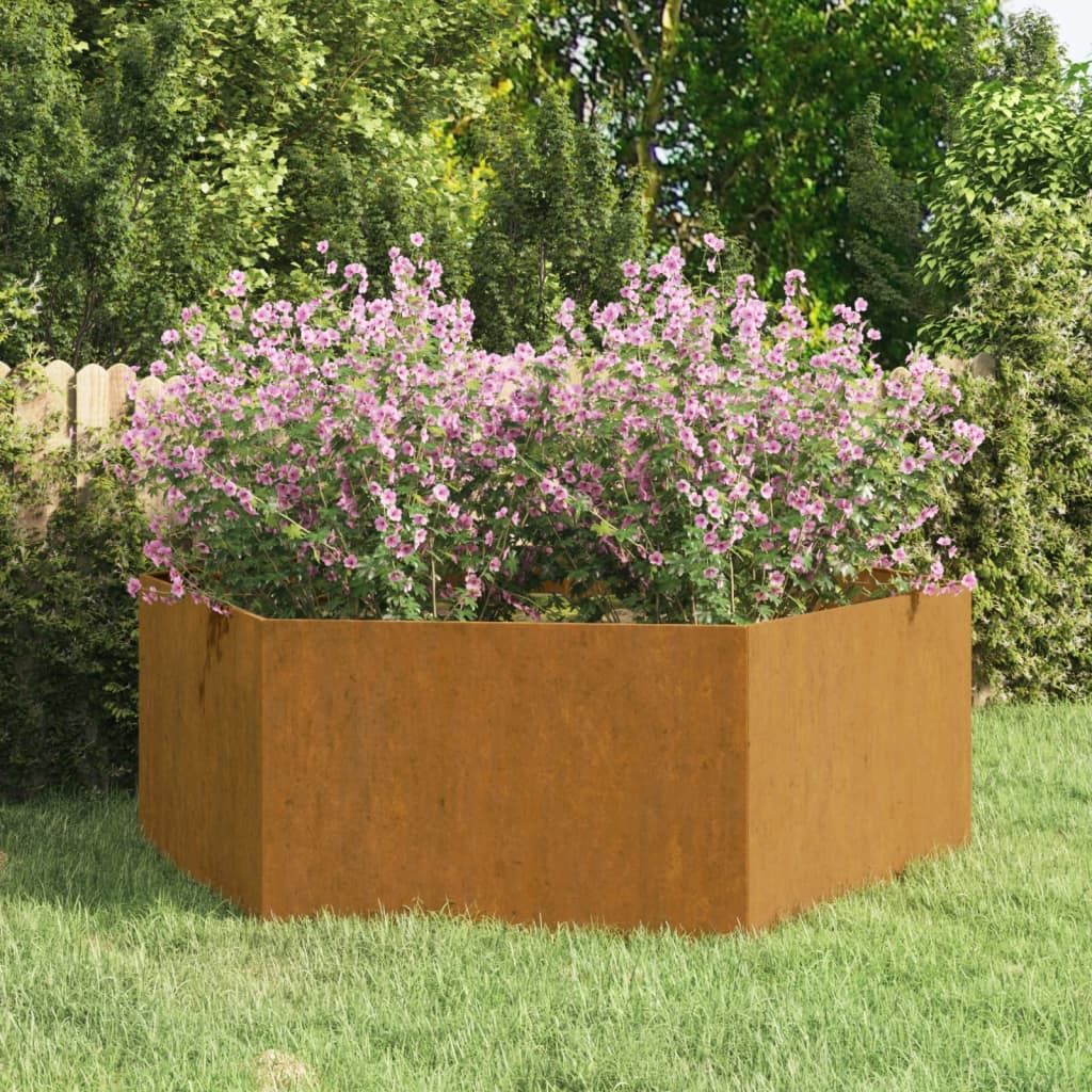 Planter Rusty 138x120x45 cm Corten Steel