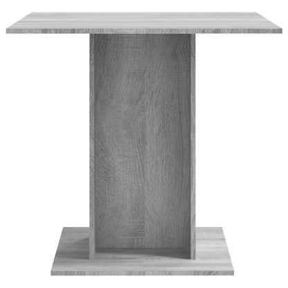 Dining Table Grey Sonoma 80x80x75 cm Engineered Wood