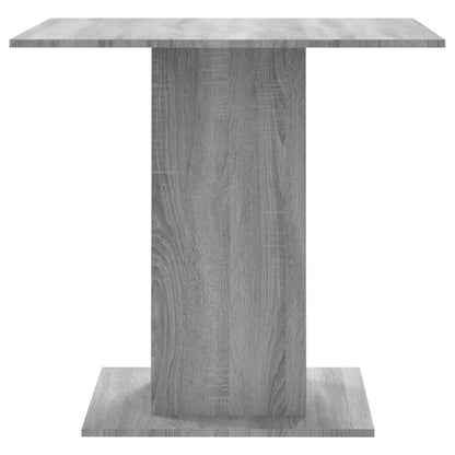 Dining Table Grey Sonoma 80x80x75 cm Engineered Wood