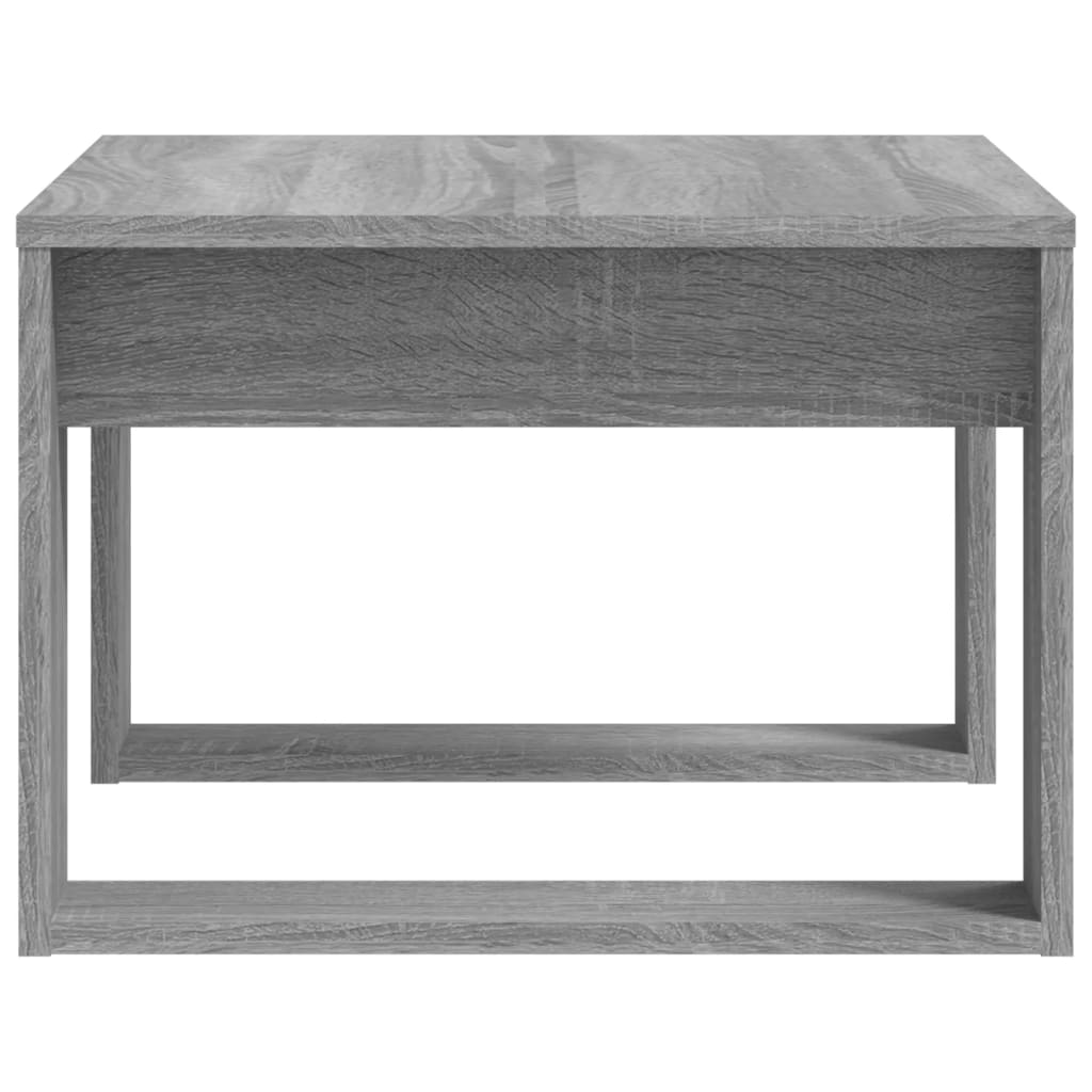 Side Table Grey Sonoma 50x50x35 cm Engineered Wood