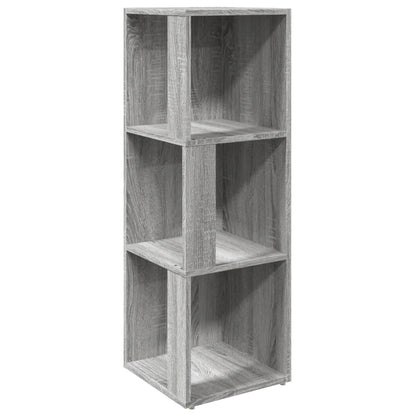 Corner Cabinet Grey Sonoma 33x33x100 cm Engineered Wood