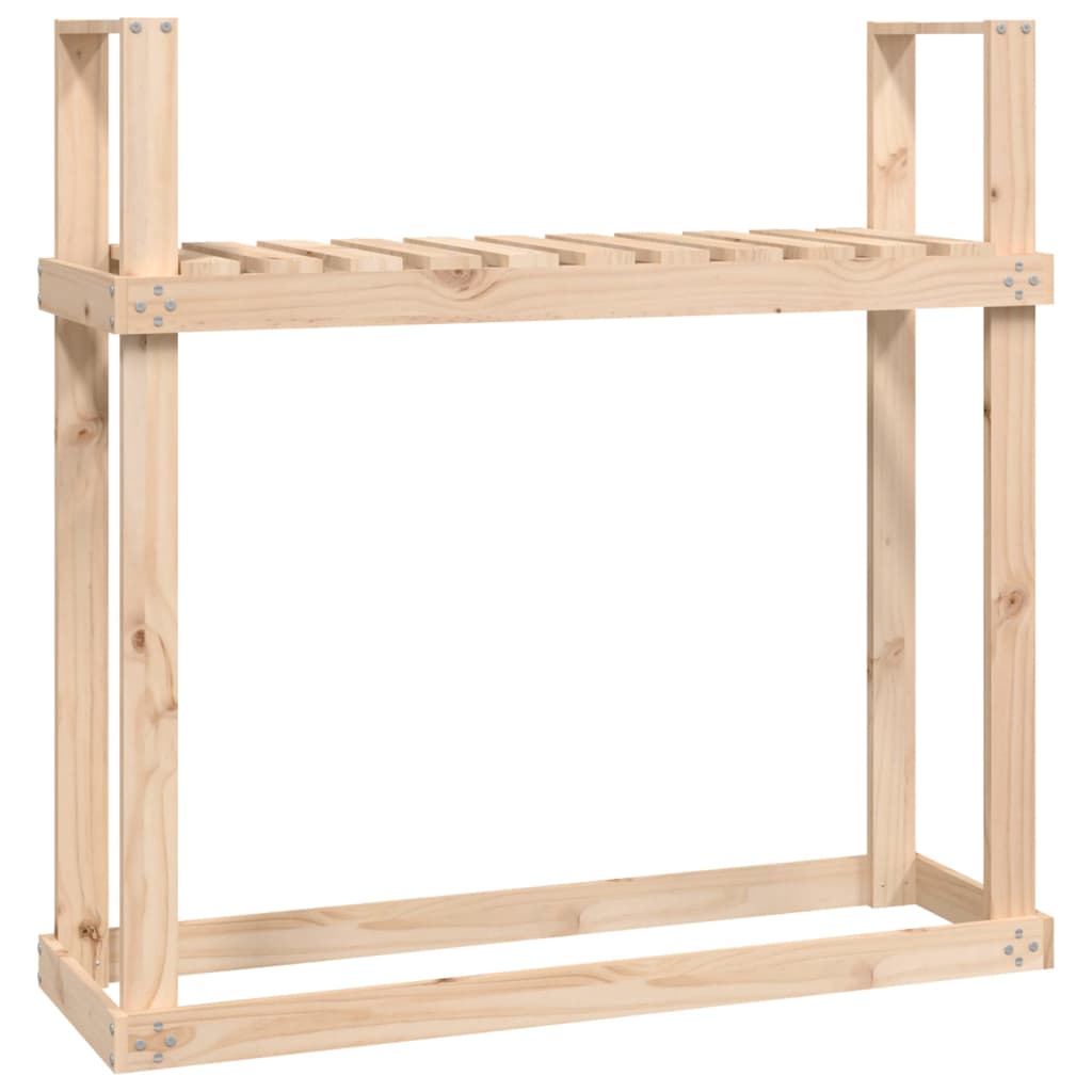 Firewood Rack 110x35x108.5 cm Solid Wood Pine
