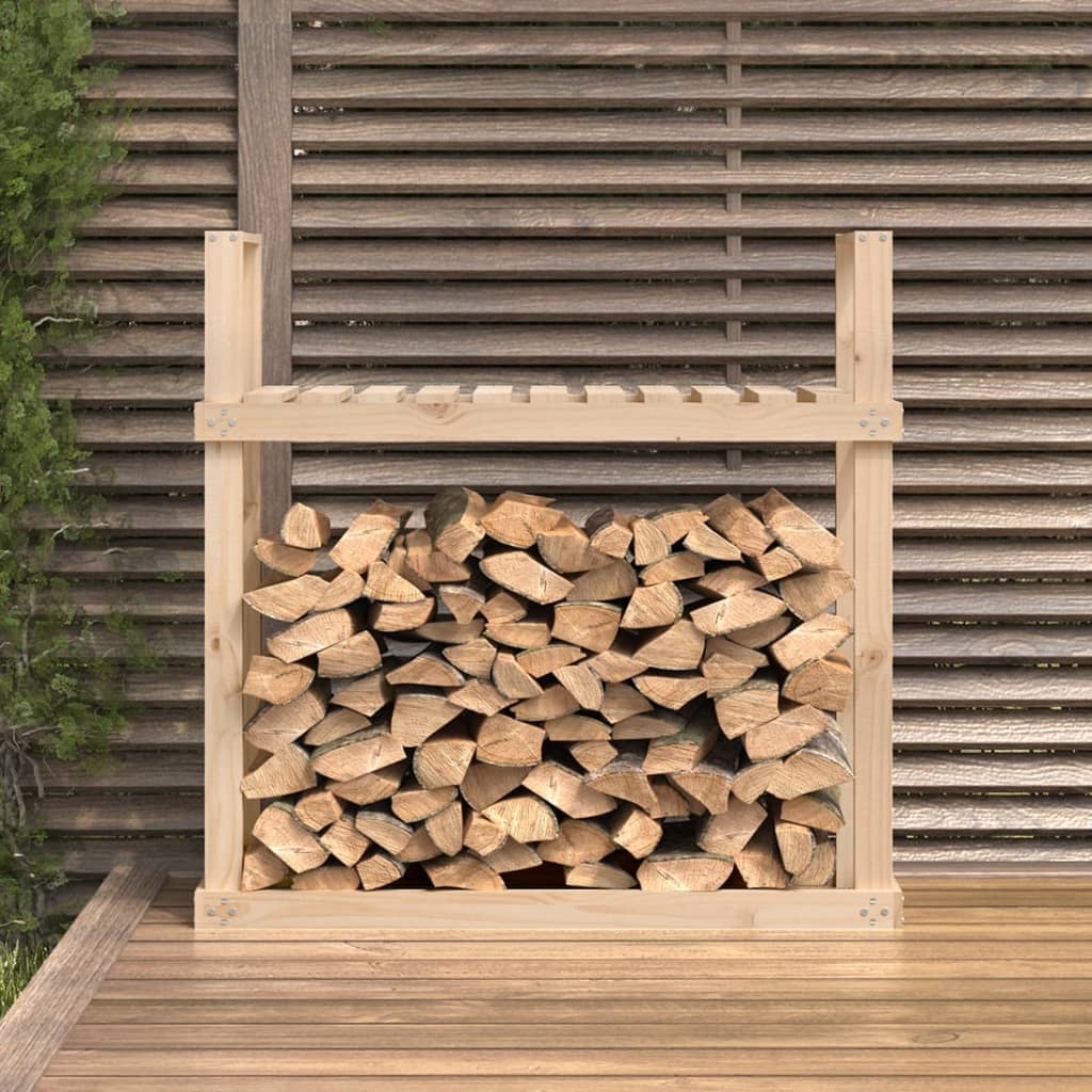 Firewood Rack 110x35x108.5 cm Solid Wood Pine