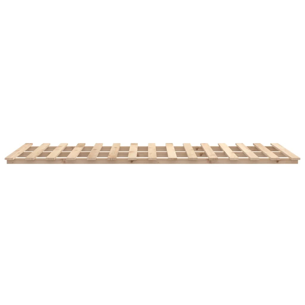 Bed Frame without Mattress 100x200 cm Solid Wood Pine